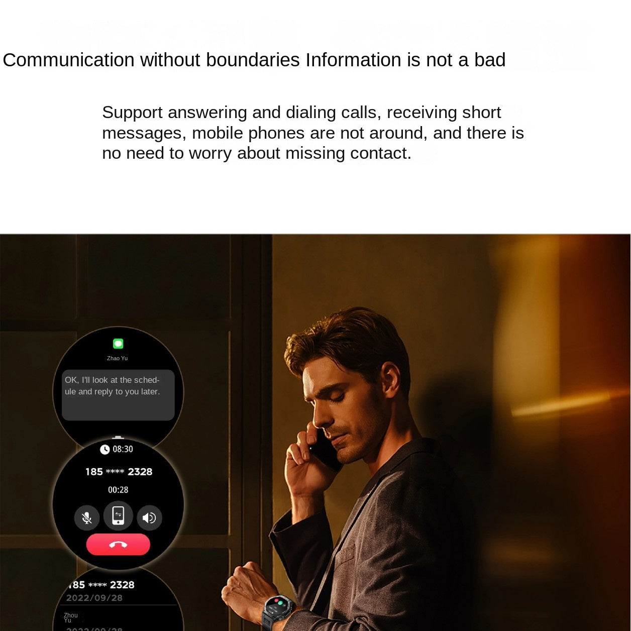 Premium KT85 Smart Watch - DEEP Waterproof Bluetooth Call, Flashlight, Heart Rate, Oximeter, Step Count & More !