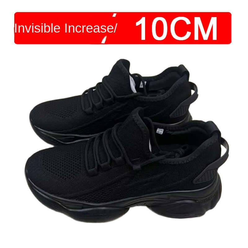 Stylish Casual Unisex Sneakers - Lightweight Breathable Mesh Fly Weave Unique Height Increasing