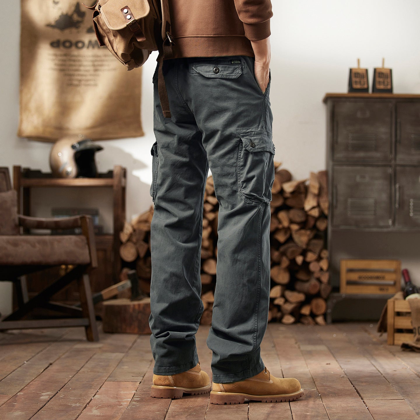 Amazon Favorite 🏆 Cargo Pants for Men - Durable Outdoor Loose Fit Hiking Tactical Trousers 💪