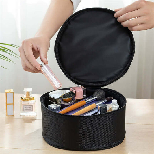 Hip Design Circle Cosmetic Bag - Large Capacity Storage and Commuter Tote ❣️