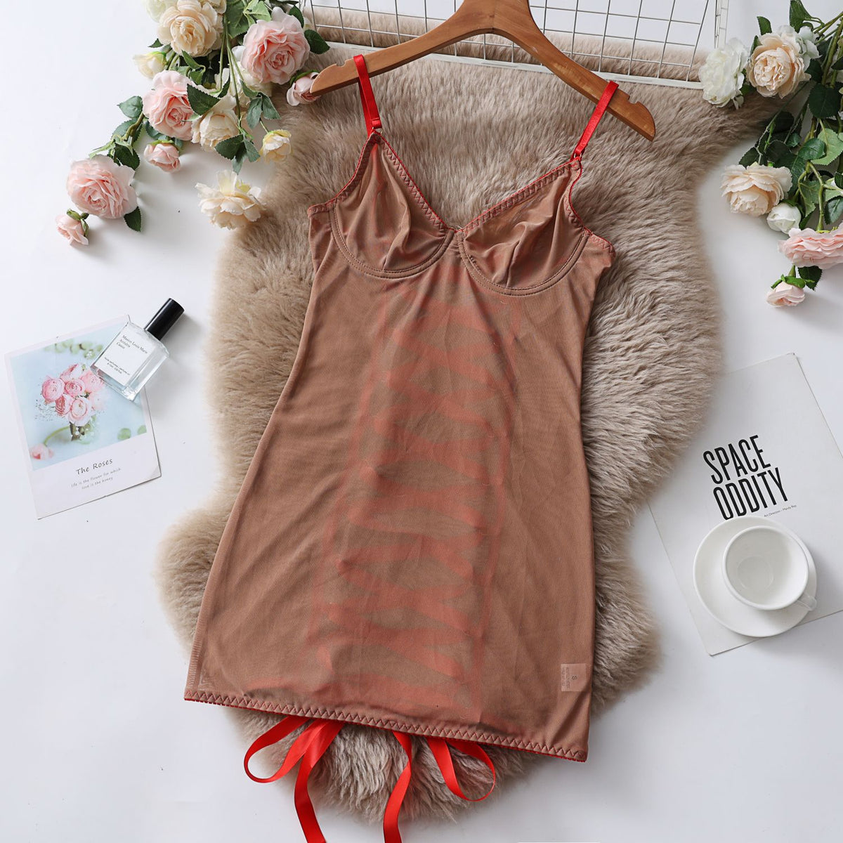 Provocative Mesh Lingerie | Transparent Lace Bodysuit