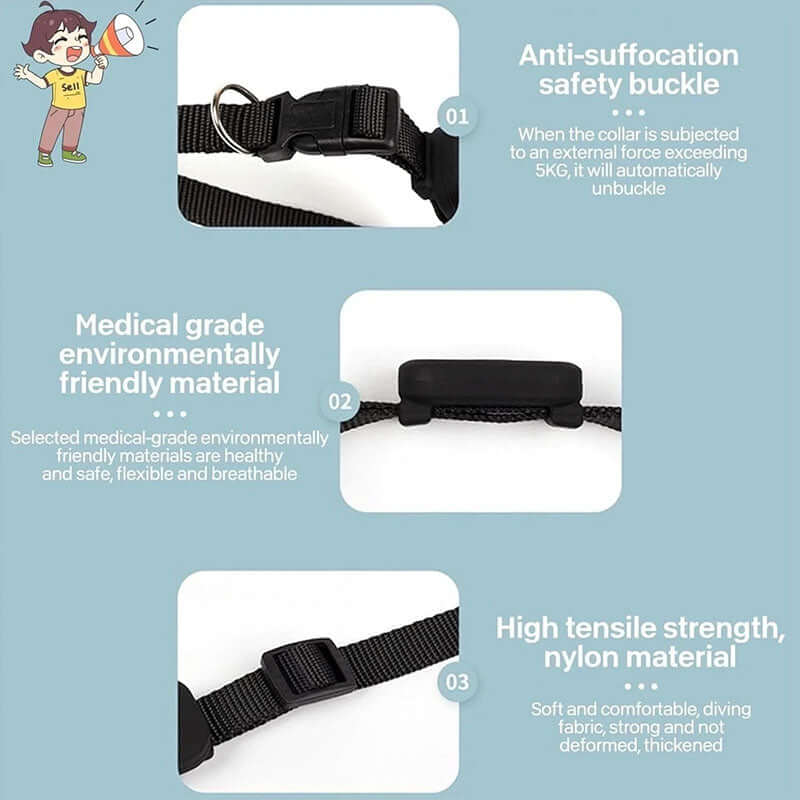 Real-Time GPS Pet Tracker - Long-Range Global Capability Waterproof Collar with Activity Alert, Compatible with Apple's Free Find My network