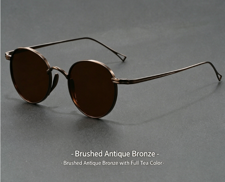 Unisex Vintage Celebrity Round Sunglasses - Full Rim Enhanced Vision UV 400 Sun Protection 😎