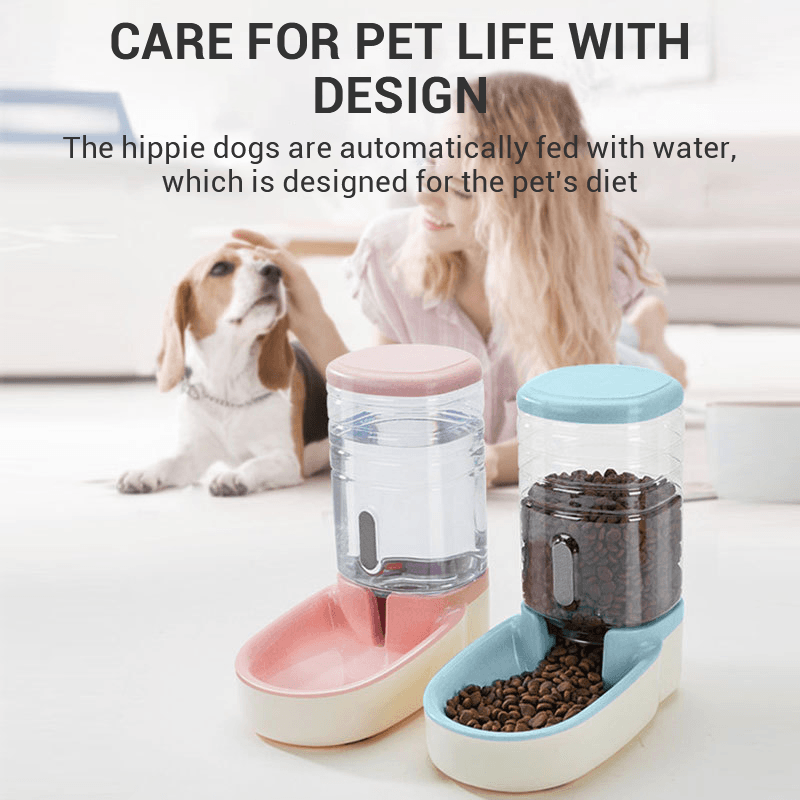 Stylish Automatic Pet Feeder Water OR Food Dispenser - EX-Large Capacity Smart Gravity Fed Design 🦮🐈‍⬛️