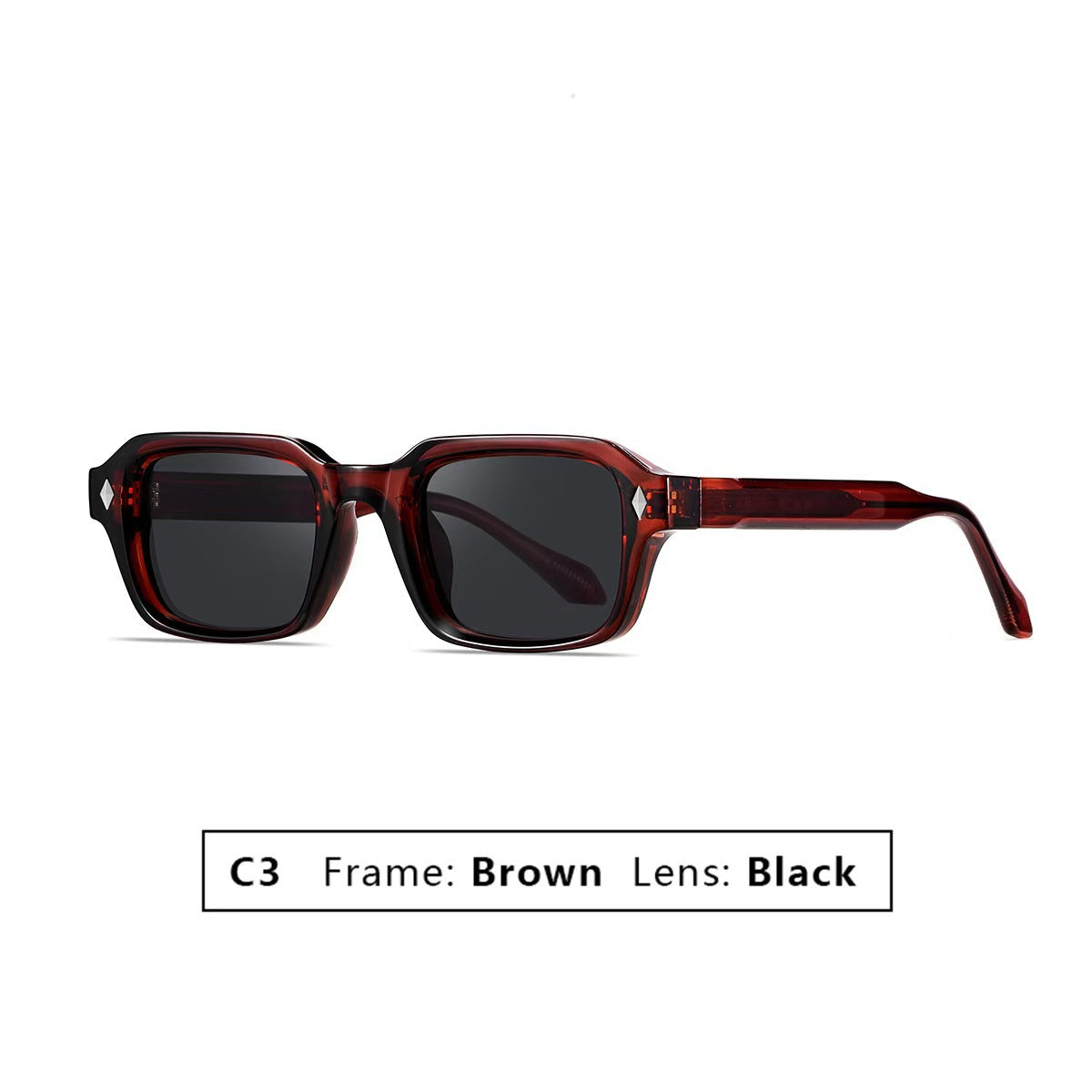 Popular Hip Square Frame Sunglasses UV400 - Perfect Year Round Accessory ! 😎
