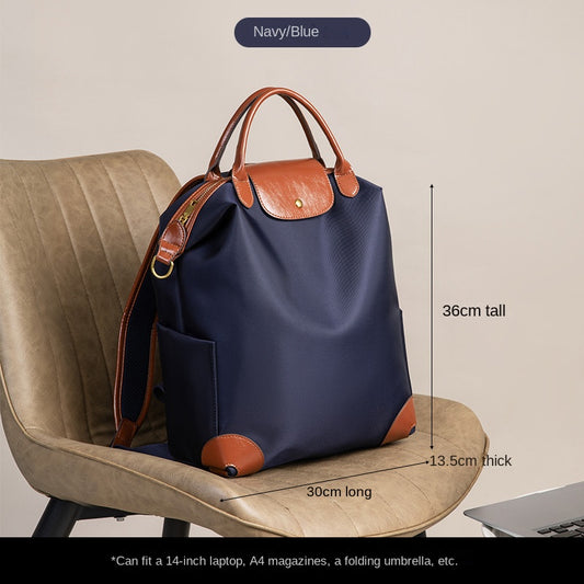 Stylish Top-Quality Nylon Backpack 🎒 Large Capacity, Lightweight, Durable for Business Travel & Daily Commute