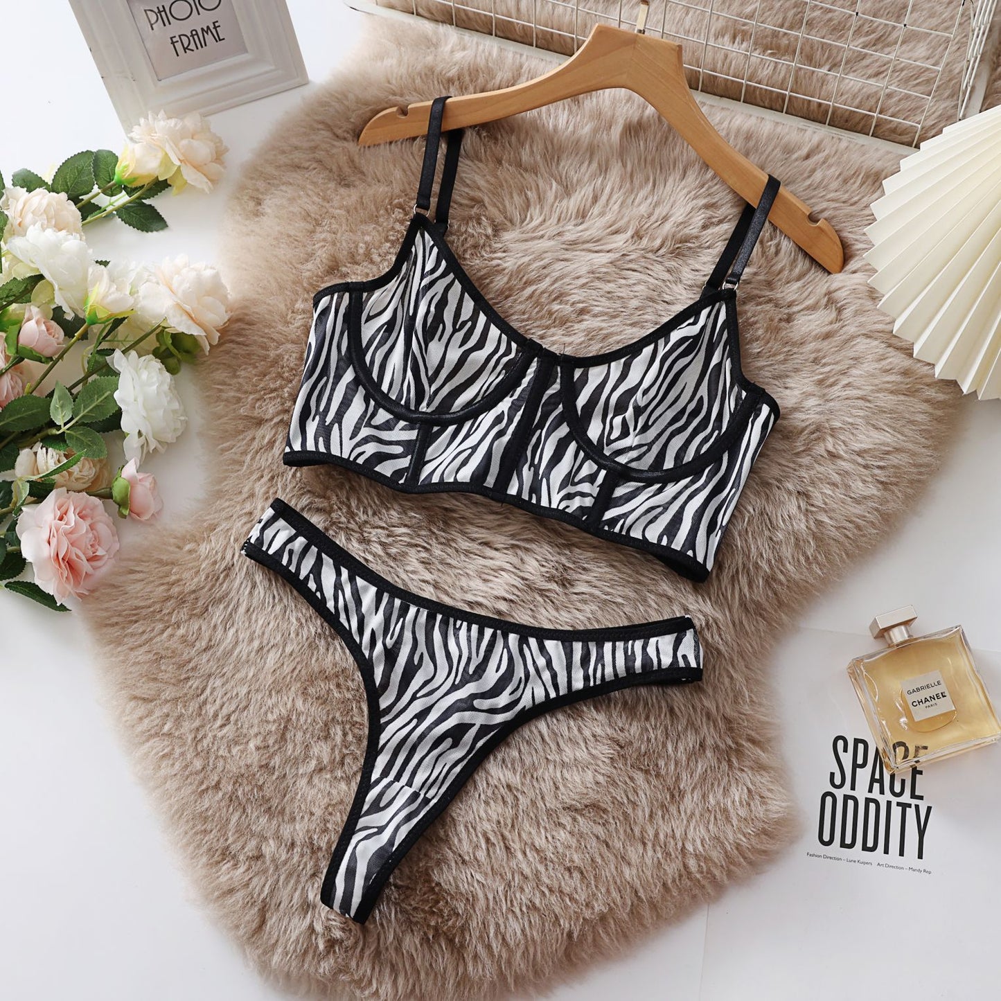 Sultry Seductive 2pc. Lingerie Set - Animal Print & Sexy Color Options 🌈 💝