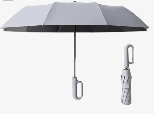 Unisex Folding Sunshade Umbrella - Automatic Ring Umbrella Rain and UV Sun Protection
