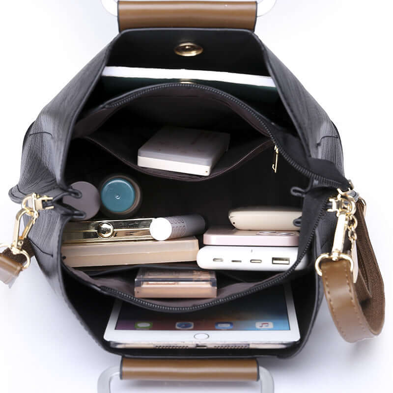 Women's Unique Design Shoulder Tote Bag - Large Capacity & Reinforced Double Handle 👜