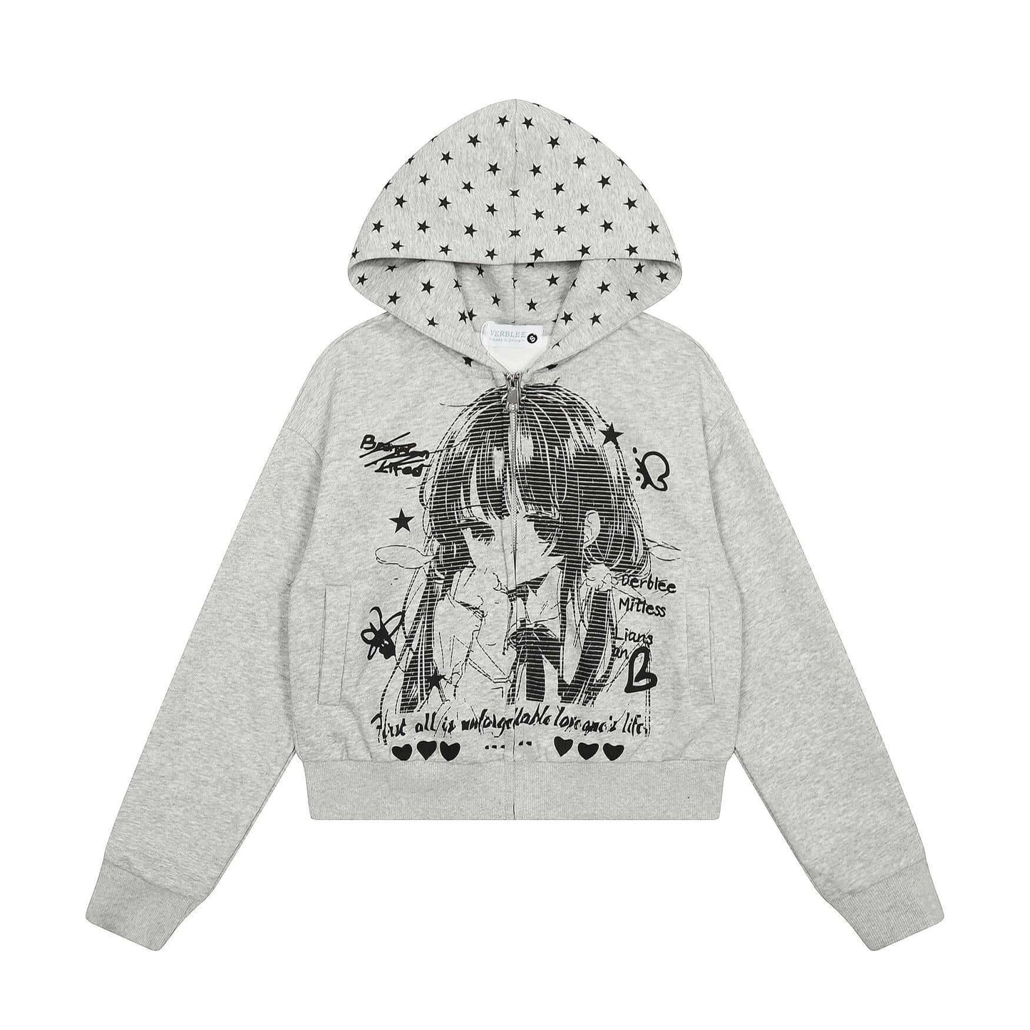 Popular Classic Anime Zip Up Jacket with Pockets - A Must Have for Anime Lovers ❣️