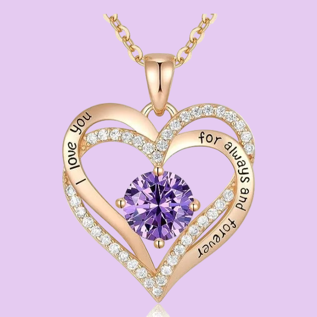Stunning & Luxurious Women's Pendant Necklace - Rose Gold & Silver High-quality Keepsakes