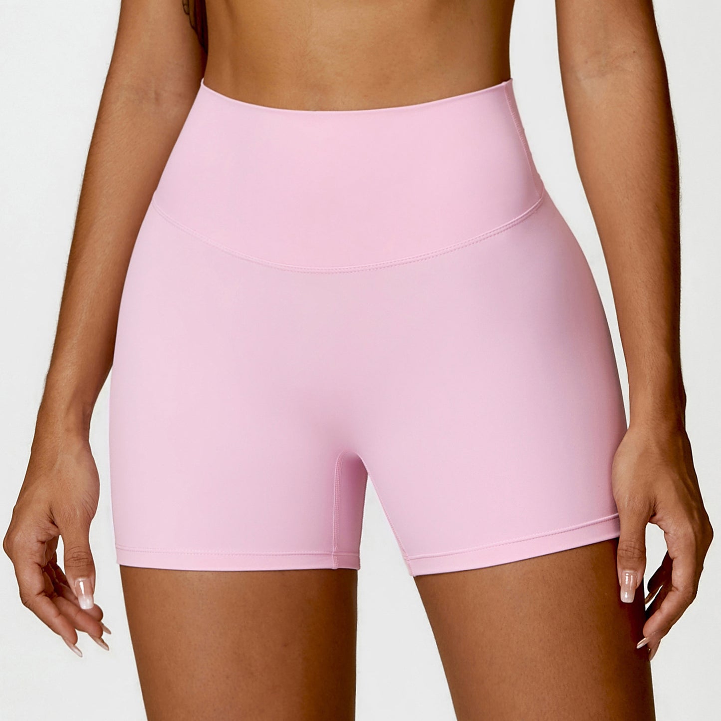 Sexy High Waist Tight Fit Yoga Shorts - Cinching Belly, Peach Lifting Buttocks, Running + Fitness 🧘‍♂️🏃‍♀️