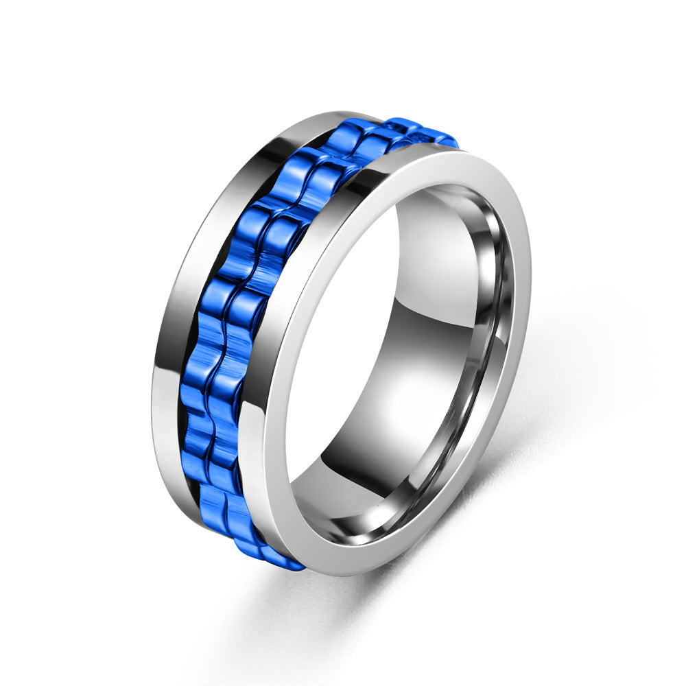 Exclusive Stainless Steel Unique Stress-Relief Ring - Anti-Anxiety Gear