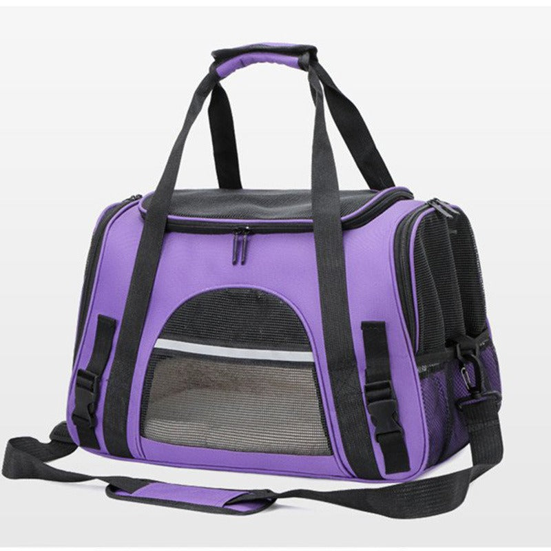 Smart Expandable Breathable Mesh Pet Carrier Travel Bag