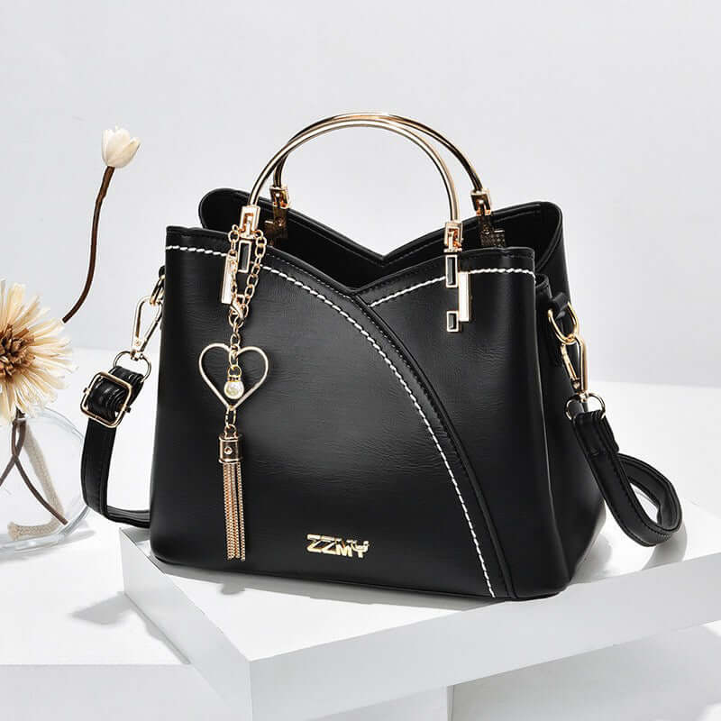 Women's Trendy Handbag - Chic Style Color Block Large Capacity Shoulder Crossbody Bag 👜
