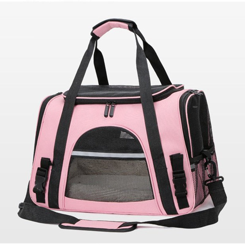 Smart Expandable Breathable Mesh Pet Carrier Travel Bag