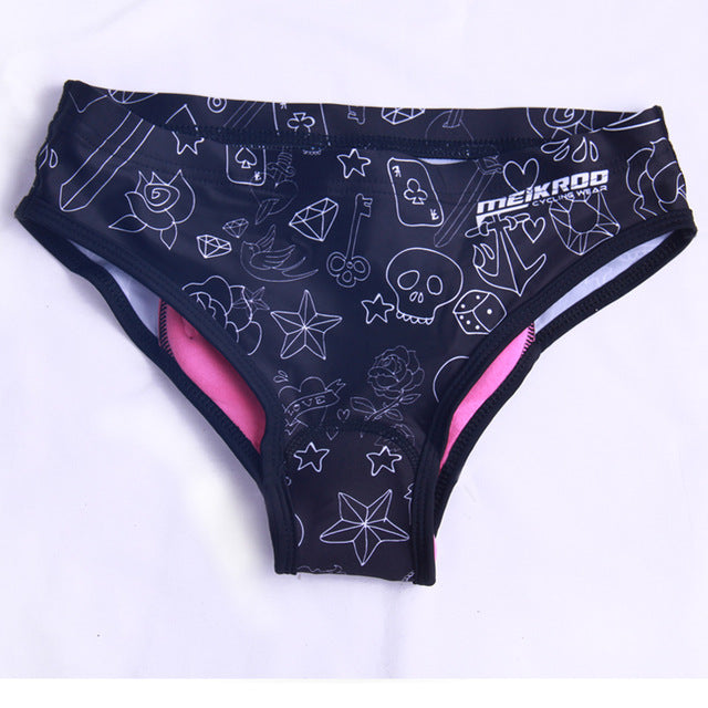 Women's Silicone Padded Cycling Specialty Underwear - Cool-Max Comfort for Daily Wear or Sports Activities