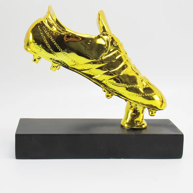 Golden Boot Trophy - GIFTABLE ⚽️🎁 Durable Resin Football World Cup Fan Souvenir and Recognition Award