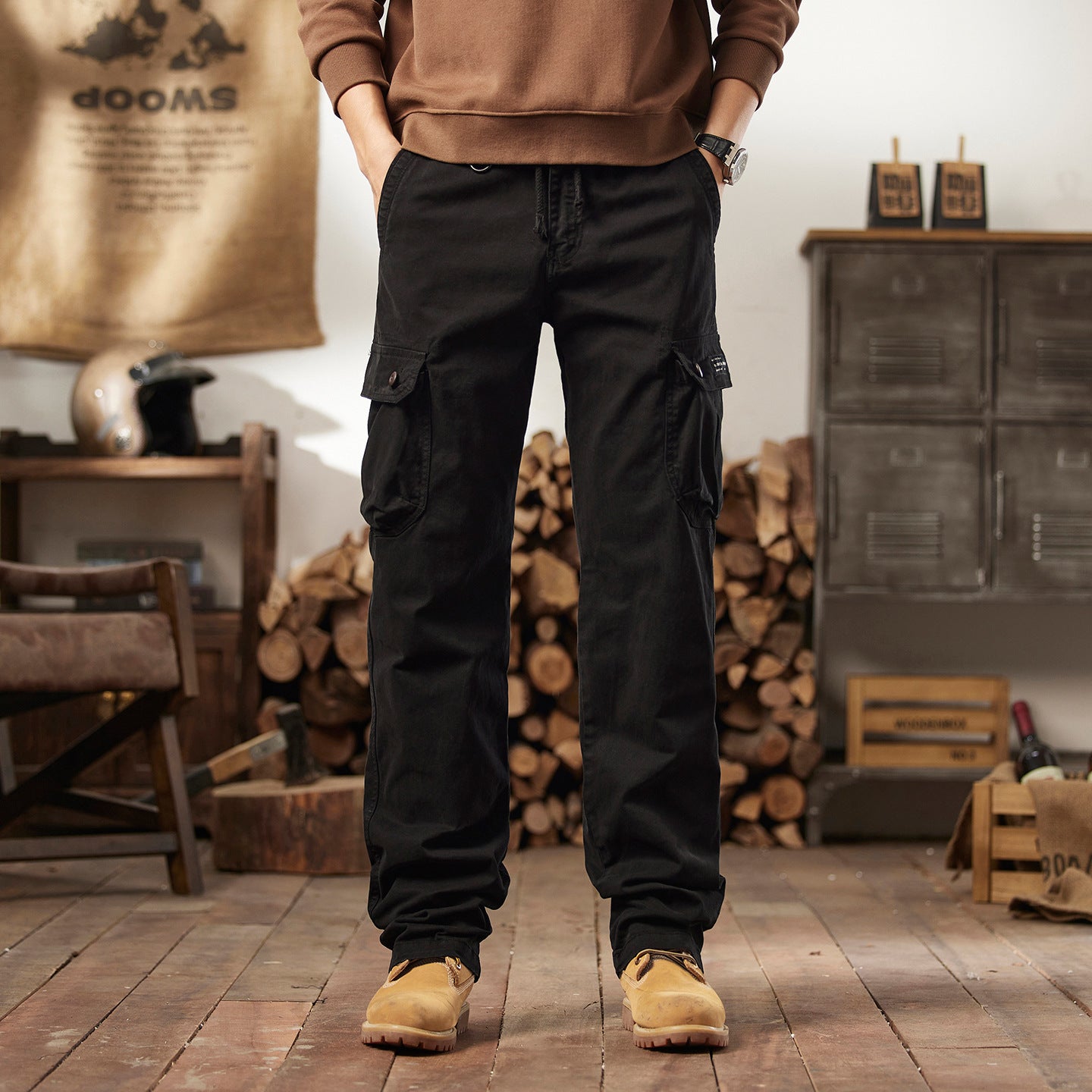 Amazon Favorite 🏆 Cargo Pants for Men - Durable Outdoor Loose Fit Hiking Tactical Trousers 💪