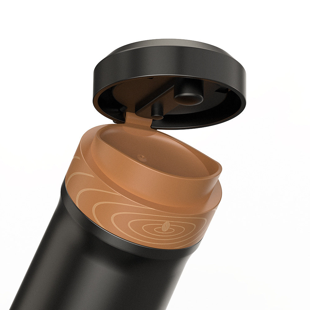 Smart Portable Wireless Coffee Maker - Hot or Cold Stainless Steel Insulation French Press Espresso Capsule
