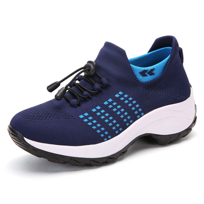 Unisex Trendy Mesh Knit Sneakers - Breathable Athletic Shoes in Snazzy Colors 🌈