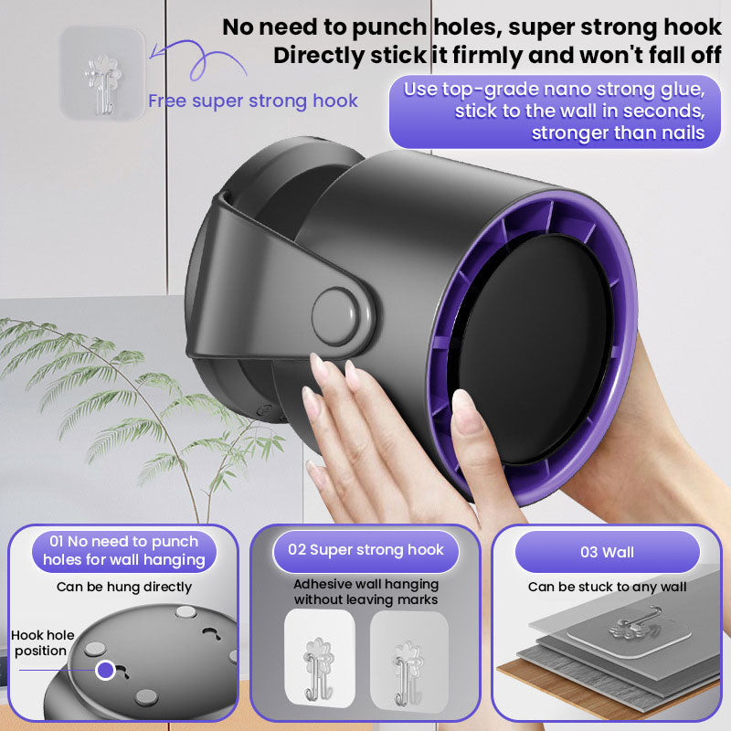 Hip Design Turbo Desktop Fan for Home - 100 High-Speed Circulating Settings Turbo Airflow