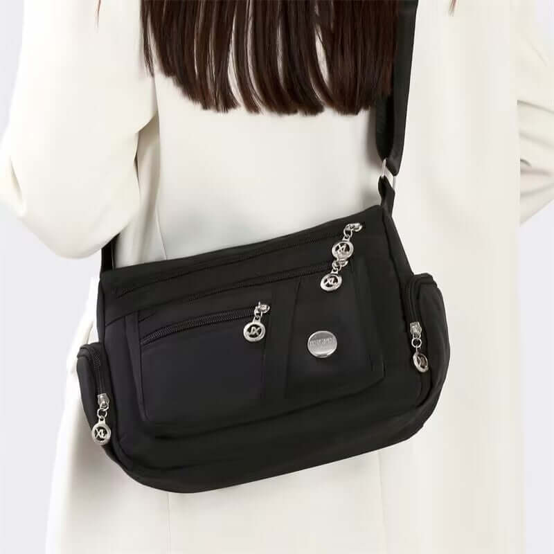 Multi-compartment Single-Shoulder Crossbody Handbag - Lightweight Large-capacity in Cool Colors 🌈