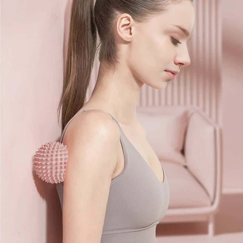 Durable Sport Massage & Pain Relief Ball - Spiky Design for Myofascial Release, Muscle Recovery, Deep Tissue Work & Trigger Points