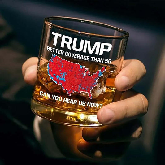 Trump Whiskey Glass - Festive Gift 🎁