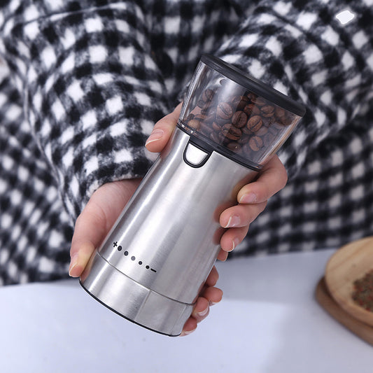Popular Household Electric Small Coffee Grinder - Portable USB Fully Automatic Stainless Steel ☕️