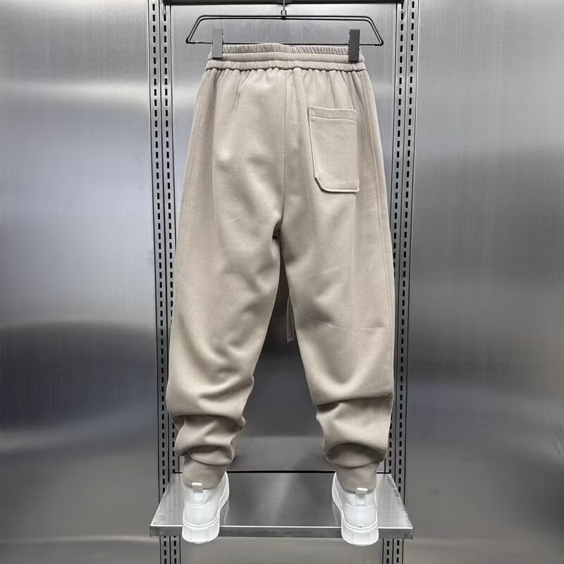 Men's Hip Casual Extra Warm Elastic Ankle Sports Sweatpants - Fleece Lined and Thickened 3 Pockets ♨️