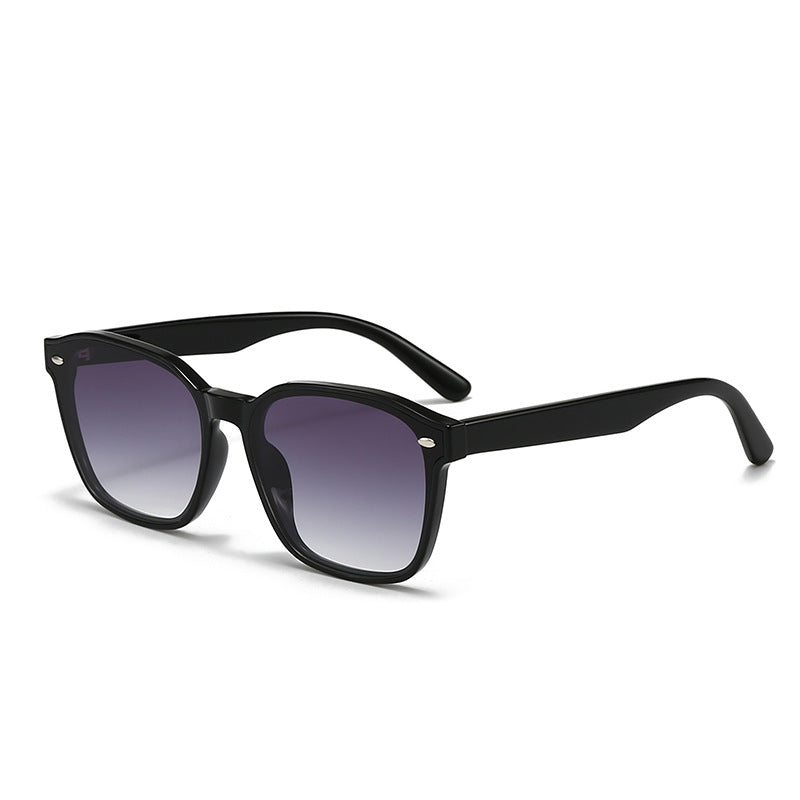 Chic Unisex Square Sunglasses - High Definition Nylon Lens in Classic Black or Brown 😎