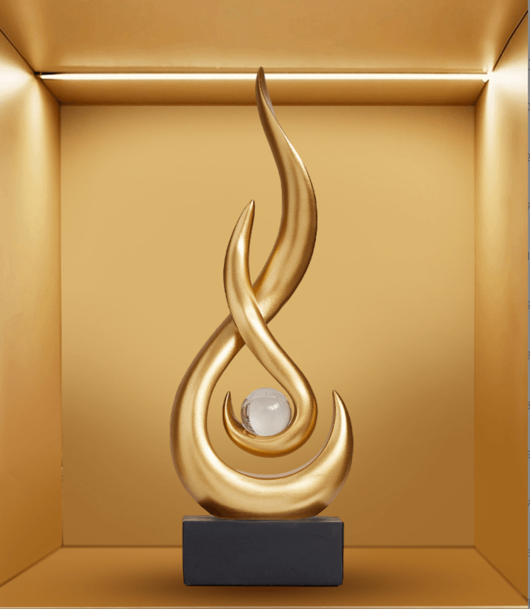 Resin Wine Cabinet Decorations - High-end Luxury Popular for Living Room, TV Cabinet, Office & Home Accessories