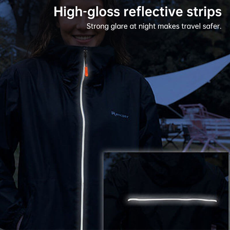 Smart Design Unisex Rain Suit - Excellent Stay-Dry Protection - Lightweight Waterproof Jacket & Pants SET
