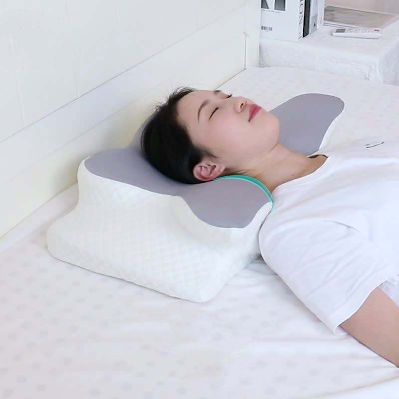 Ergonomic Cervical Pillow For Sleeping Well 😴 Orthopedic Support, Odorless, Contoured Neck Pain Memory Foam
