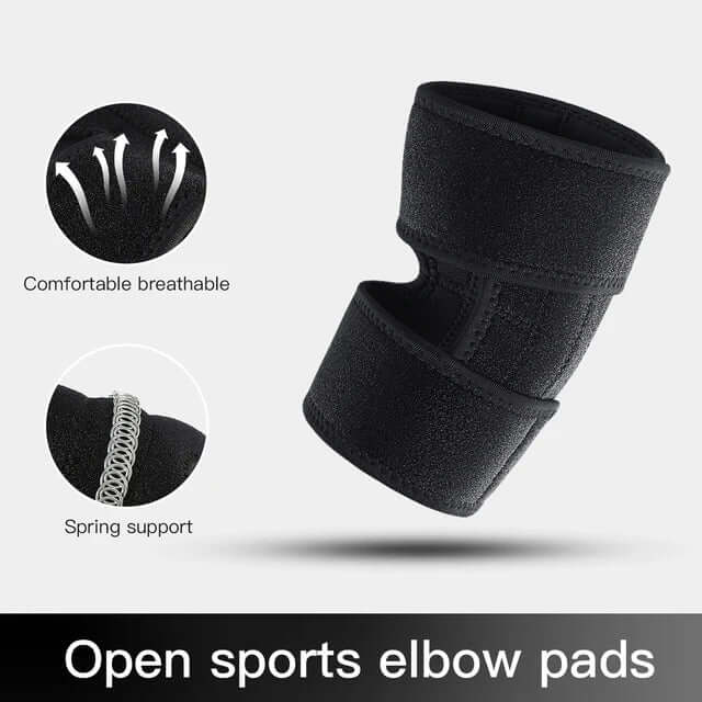 Sports & Fitness Adjustable  Elbow Guard - Breathable Protective Gear for Stability