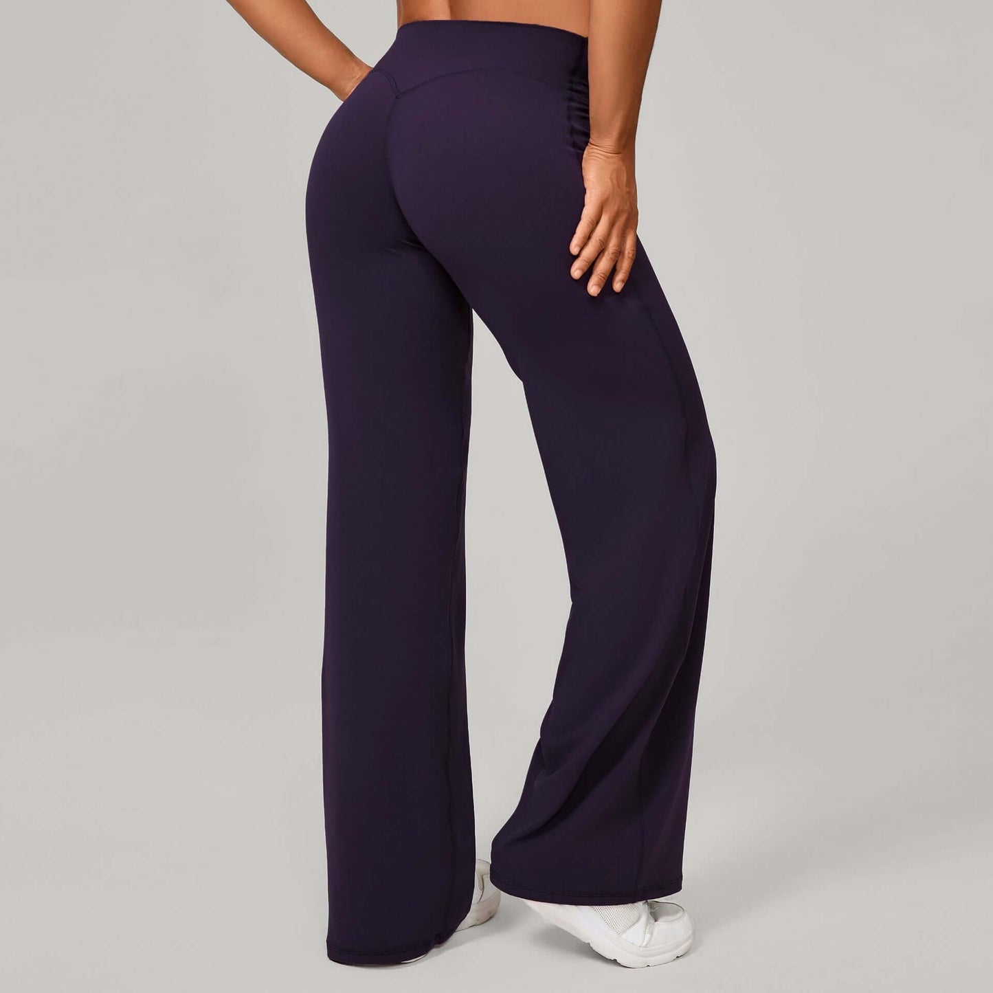 Women's High-Waisted Straight Leg Yoga Pants - Chic Sports Fashion in Massive Color Selection ! 🌈