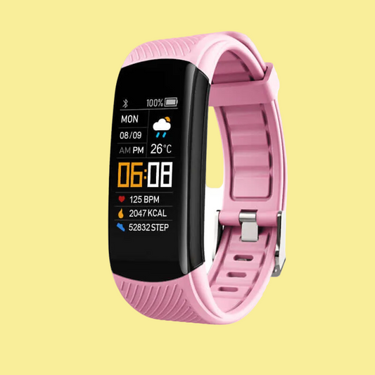 Colorful Waterproof Smart Bracelet - Sports Pedometer Monitors Heart Rate, Blood Pressure, Blood Oxygen 🌈