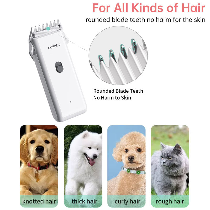 Professional Cordless Pet Clippers - Waterproof & Quiet Dog & Cat Grooming Trimmer for Home 🦮 🐈