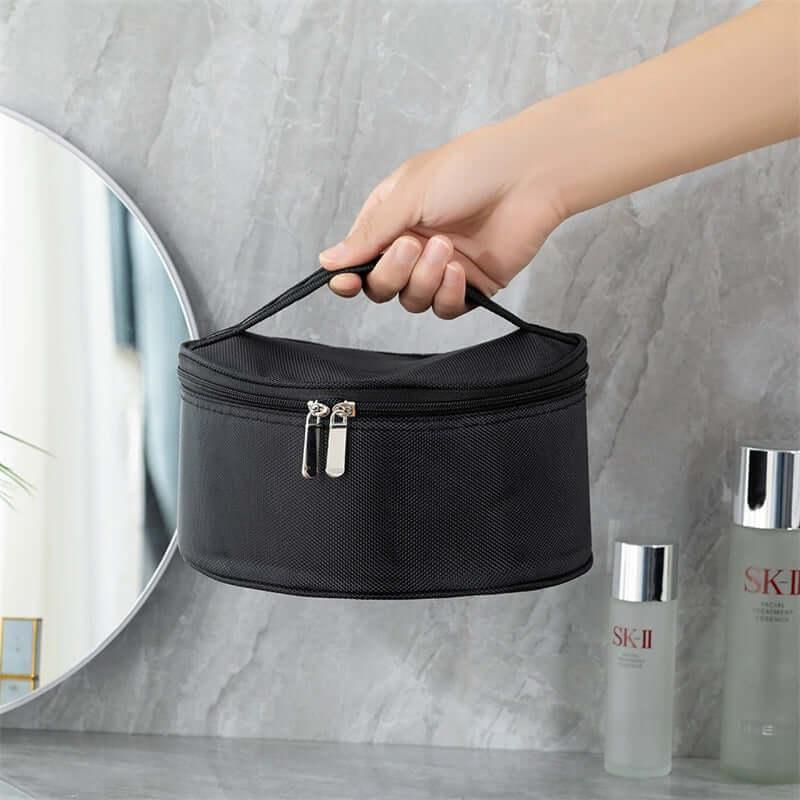 Hip Design Circle Cosmetic Bag - Large Capacity Storage and Commuter Tote ❣️