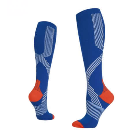 High-Calf Unisex Sports Pressure Socks ⚽️ 🧦 Choose from Four Colorful Fun Patterned Designs