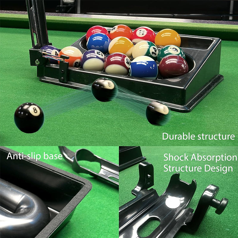 Creative Design Pool Ball Alignment Stand - Portable Snooker Training Aid & Billiard Holder
