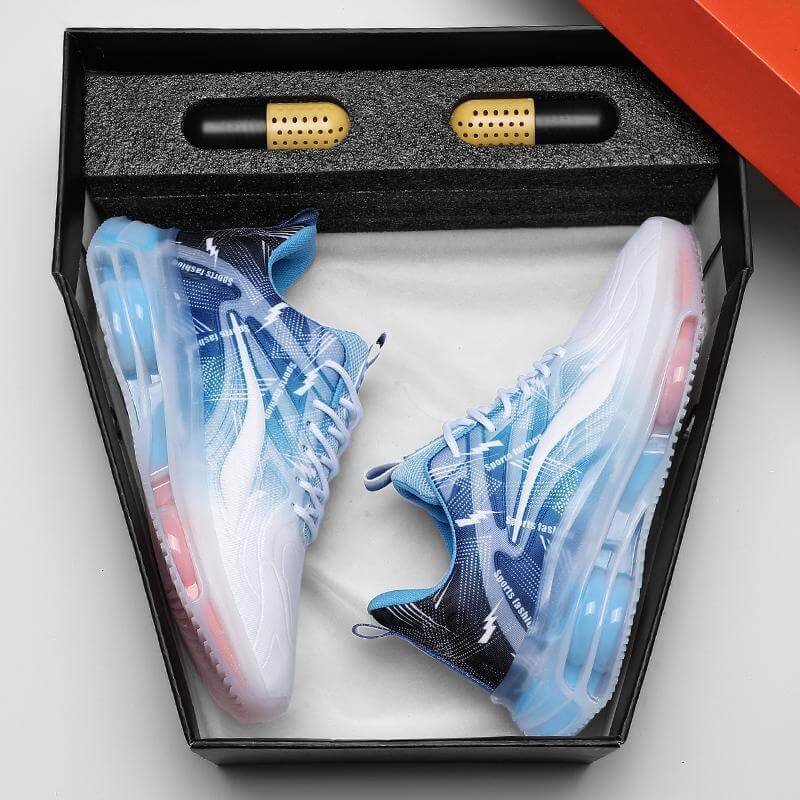 Sporty Unisex Running Sneakers - Breathable Lightweight Air Cushion Shock-Absorbing 🏃‍♀️