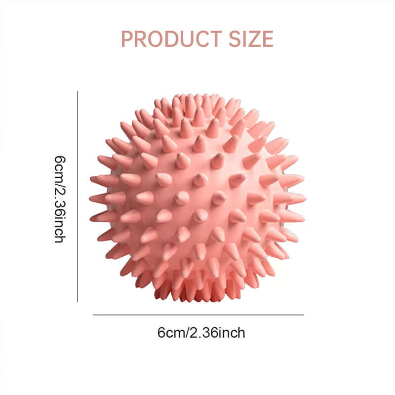 Durable Sport Massage & Pain Relief Ball - Spiky Design for Myofascial Release, Muscle Recovery, Deep Tissue Work & Trigger Points