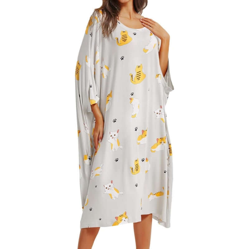 Women's Fun Graphic Pattern T-shirt Sleepwear - 10 Loose Fit Comfy Nightwear Options 😴