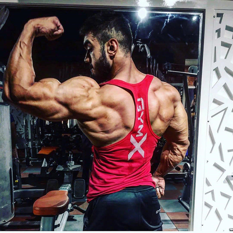Men's Popular Fitness Tank Top - Printed Gym X Graphic Quick Drying 💪