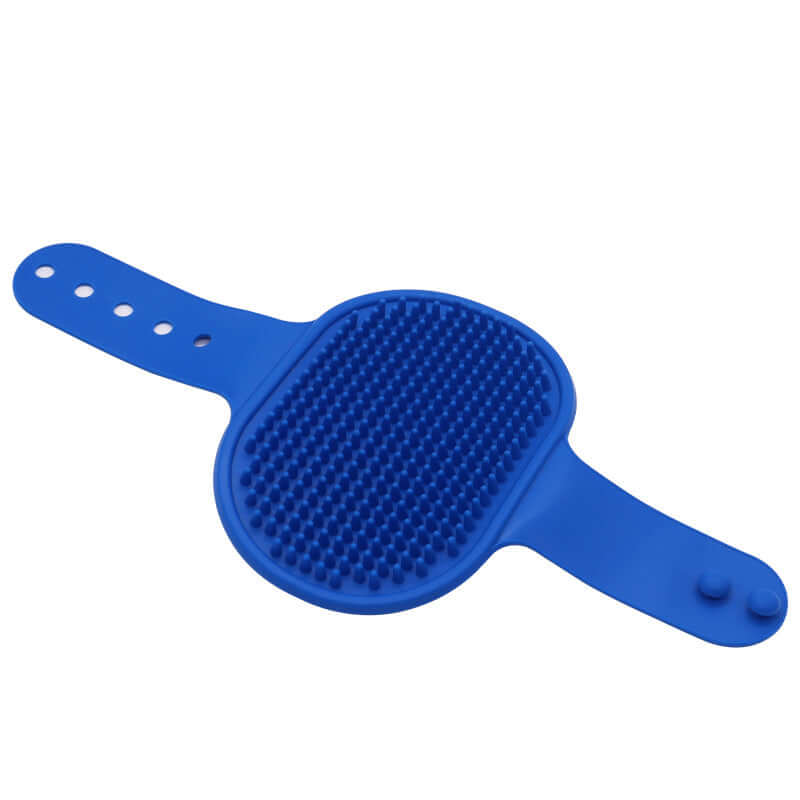Soft Rubber Silicone Dog & Cat Pet Bathing and Massage Brush with Hand Grip 🦮🐈‍⬛️