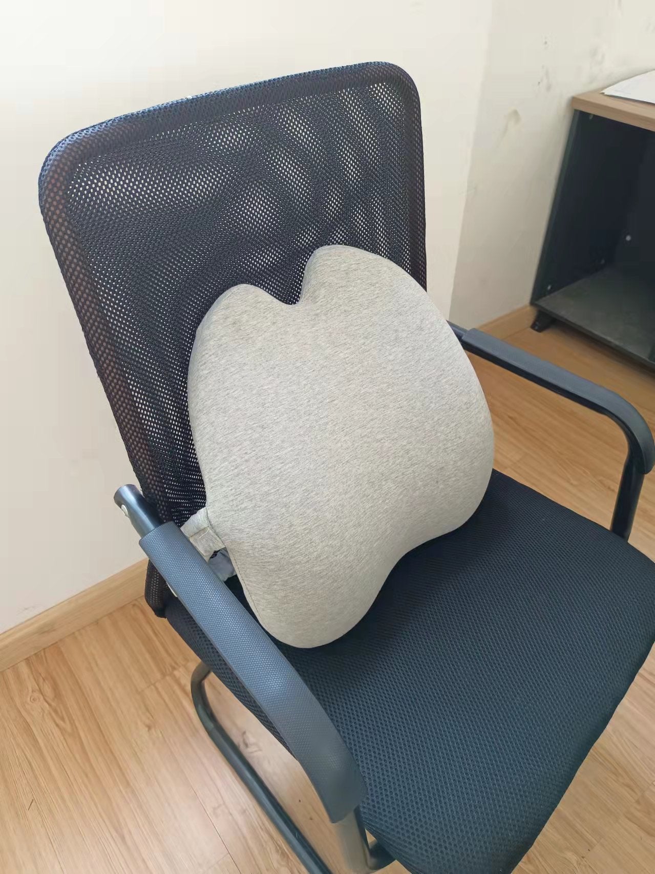 Extra Dense Lumbar Pillow - Patented Ergonomic Multi-Region Firm Back Support for Lower Back Pain