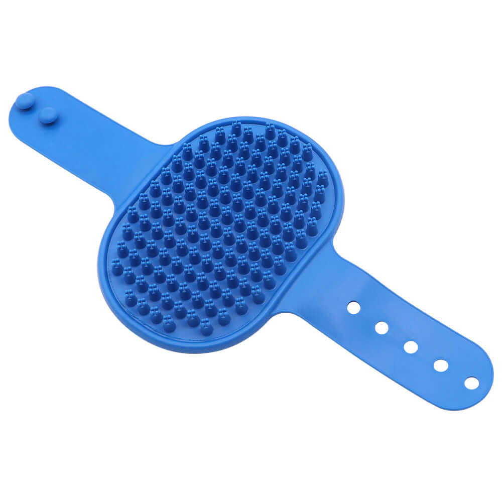 Soft Rubber Silicone Dog & Cat Pet Bathing and Massage Brush with Hand Grip 🦮🐈‍⬛️