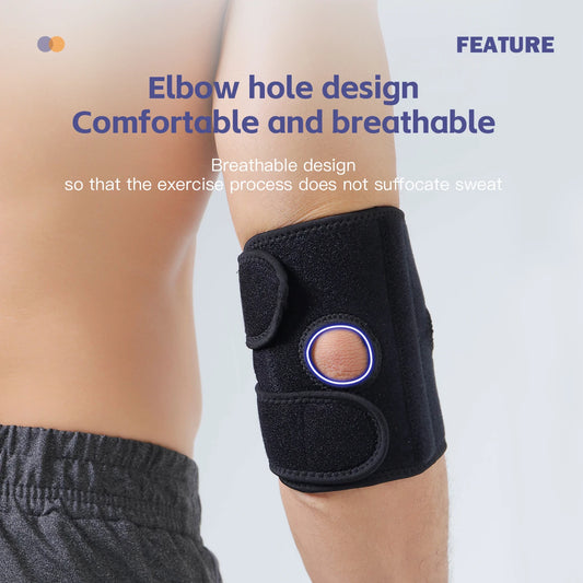 Sports & Fitness Adjustable  Elbow Guard - Breathable Protective Gear for Stability